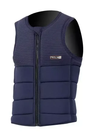 Commander Vite Gilet impact PROLIMIT Predator Vest Full Padded Frontzip Navy