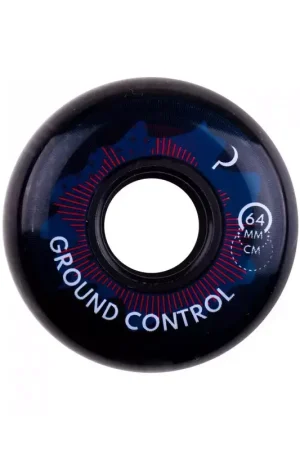Roue roller GC Wheels 64mm90A Turbulence Noir 64mm Nouvel Arrivage