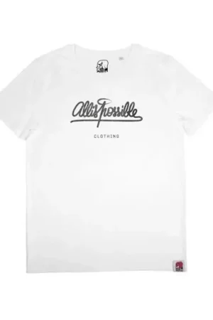Tee shirt ALL IS POSSIBLE Marker Blanc Soldes