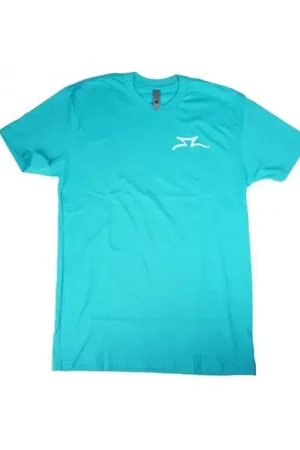 Tee shirt AO SCOOTERS Calligraphy tahiti Bleu Prix Promo