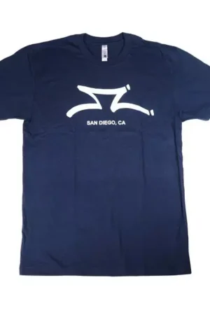 Produit De Marque Tee shirt AO SCOOTERS San Diego heather Navy