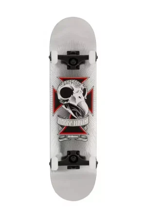 Usine Directe Skate BIRDHOUSE SKATEBOARDS Stage 3 Hawk Skull 2 Chrome Silver Foil 7.75