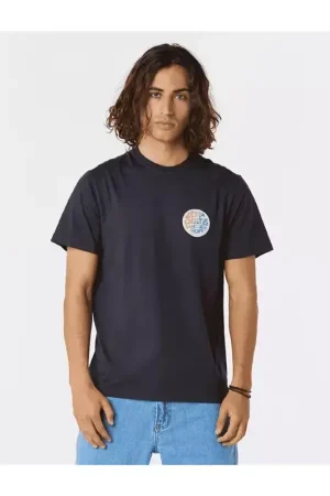 Teeshirt RIPCURL Passage S/S Tee Washed Black Petit Prix