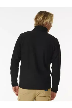 Sweat RIPCURL Journeys Grid Polar Fleece Black M Offre Limitée