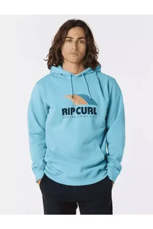 Prix Bas Sweat RIPCURL Hey Mama Print Hood Dusty Blue