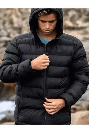 Vente Directe Veste RIPCURL Anti Series Elite Puff Hood Black L