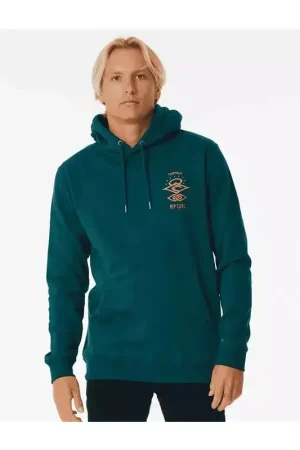 Haute Qualité Sweat RIPCURL Search Icon Hood Blue Green