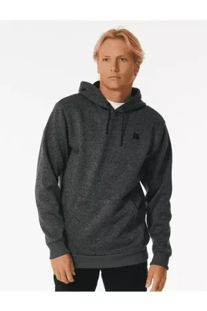 Sweat RIPCURL Anti Series Crescent Hood Black Marled Commande En Gros