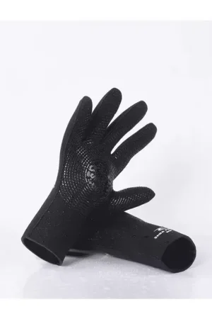 Gants néoprène junior RIPCURL Jnr Dawn Patrol 2Mm Glove Black Expédié Aujourd'hui
