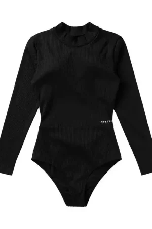 Combi lycra femme MYSTIC Sofi Open Back One Piece Black Commande En Gros