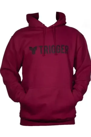 Sweatshirt TRIGGER College capuche Bordeaux Meilleure Vente