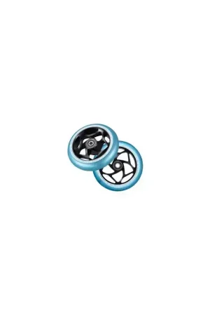 Top Vente Roue trottinette BLUNT Tri Bearing Oil Slick/Turquoise 120mm x 30mm