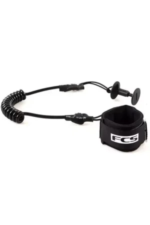 FCS Bodyboard Wrist Leash Black Promotion Saisonnière