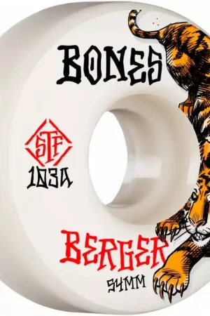 roue skateboard Bones Wheels (Jeu De 4) Stf 54Mm V3 Berger The Hunter 103A Prix Promo