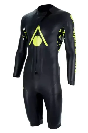 Quantité Limitée Combinaison Triathlon Aquasphère limitless suit v2 Black Bright Green