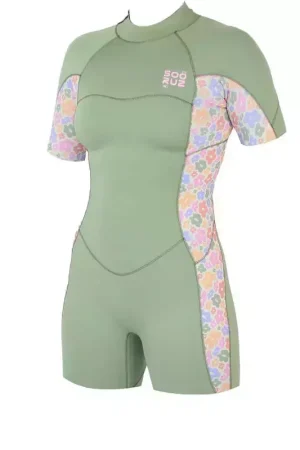 Shorty femme Sooruz Divine 2/2mm back zip green Must-Have