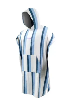 Dernier Modèle FCS Striped Towel Poncho Teal AATP-02-STL-00