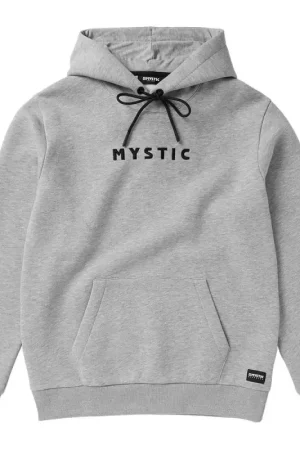 Populaire Brand Hood Sweat - Light Grey Melee - Mystic