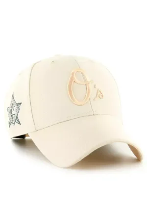 47 CAP MLB BALTIMORE ORIOLES SURE SHOT SNAPBACK MVP NATURAL Quantité Limitée