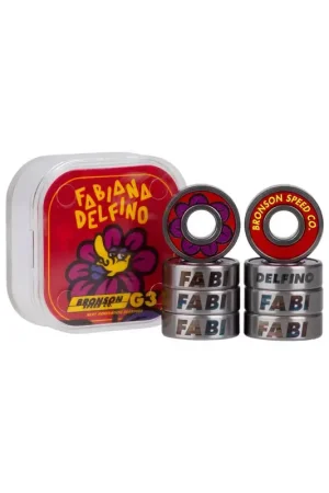 BRONSON SPEED CO ROULEMENTS (JEU DE 8) PRO F.DELFINO G3 Haute Qualité