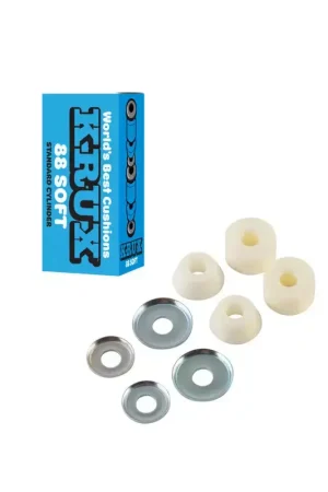 KRUX BUSHINGS (JEU DE 4) WORLDS BEST CUSHIONS SOFT (88A) Jusqu'à Épuisement Des Stocks