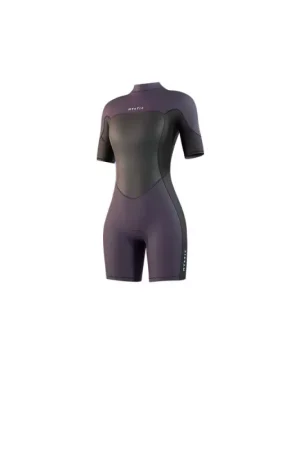 Mystic Brand Shorty 3/2mm Bzip Flatlock Women - Deep Purple Offre Exclusive