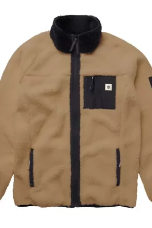 Meilleure Vente Mystic DTS Teddy Zip thru Sweat - Slate Brown - L