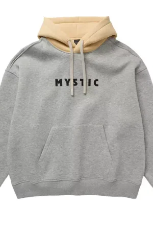 Paiement Sécurisé Mystic Eclipsis Hood Sweat - Light Grey Melee