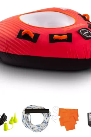 Jobe Thunder Bouée Tractée Paquet 1P (Pompe électrique) Meilleur Prix
