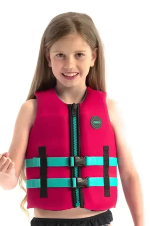 Pas Cher Jobe Gilet de Sauvetage Néoprène Enfant Rose
