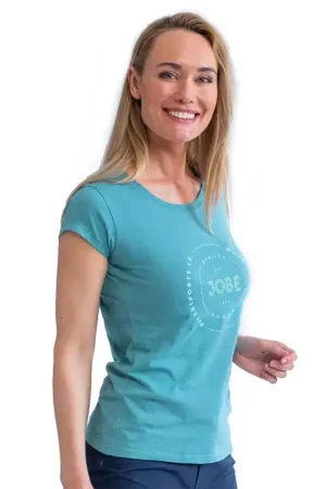 Nouveauté Jobe T-Shirt Casual Femmes Sarcelle Vintage XL