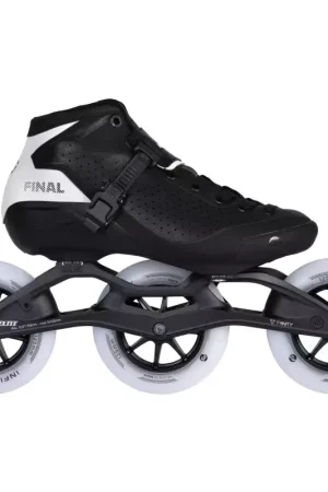 POWERSLIDE Racing Skates POWERSLIDE Final 125 Black White Super Prix