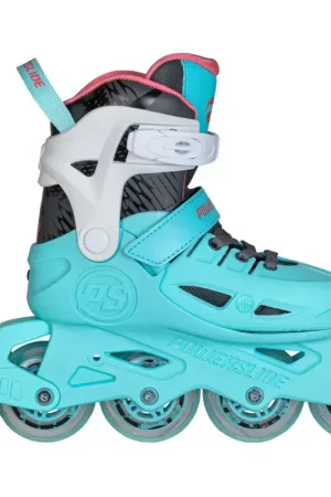 POWERSLIDE Kids Fitness Skates POWERSLIDE Stargaze Aqua adj. Teal White Petit Prix