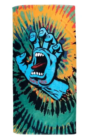 SERVIETTE SANTA CRUZ SCREAMING HAND BEACH Petit Prix