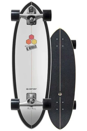 SURF SKATE CARVER CHANNEL ISLANDS BLACK BEAUTY C7 31.7'' Commander Vite