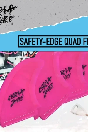 Dernière Chance DERIVES CATCH SURF SAFETY EDGE QUAD FIN SET