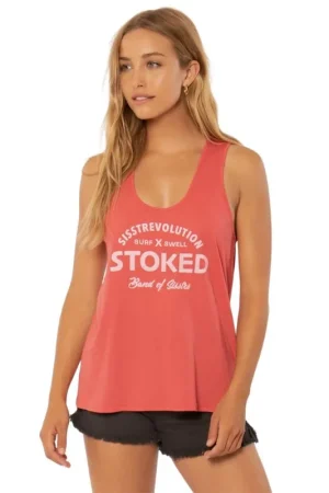 T-SHIRT SISSTREVOLUTION SISSTR STOKE KNIT TANK-HAB Promotion