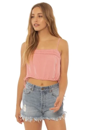 Vente Directe T-SHIRT SISSTREVOLUTION MOLONA WVN TANK TOP-ROS