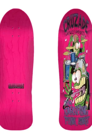 Achat Immédiat PLANCHE DE SKATE CRUZADE SMASHING PUNK FINKS 9.0"