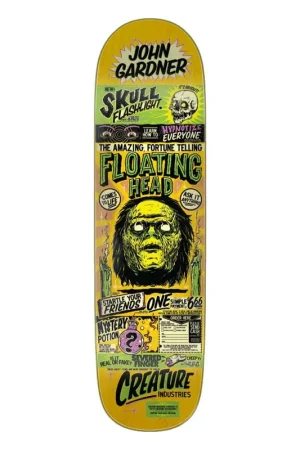 Acheter Direct PLANCHE DE SKATE CREATURE GARDNER FLOATING HEAD 8.59''