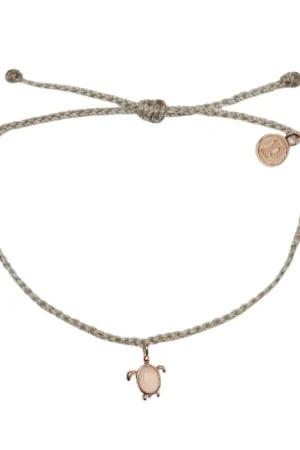 BRACELET PURA VIDA SEA TURTLE ROSE GOLD Top Vente