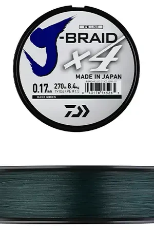 Prix Cassé Tresse J-Braid X4 - Green (135m)