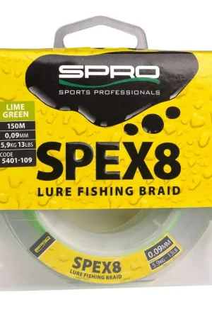 SPEX8 Braid Lime Green - 150m Commande En Gros