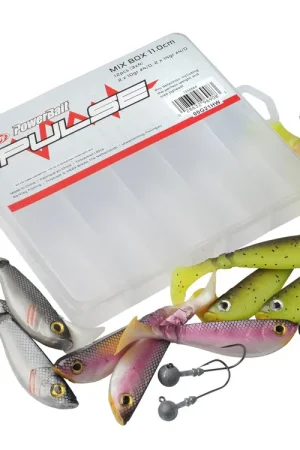 Prix Promo Pulse Shad MixBox & têtes plombées - 11cm