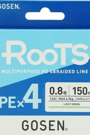 Tresse Gosen Roots Pe X4 Light Green - 150m Satisfait Ou Remboursé